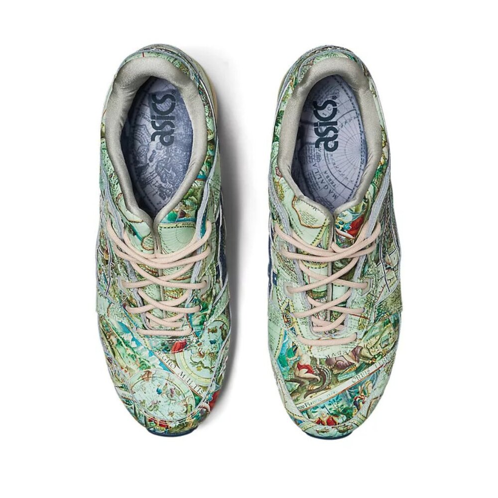 🌍 Atmos x ASICS Gel Lyte 3 OG 'Aged Map' 🌟 Sz W6.5 & W7.5 (1201A856-300) 👟 Ships - Picture 3 of 15